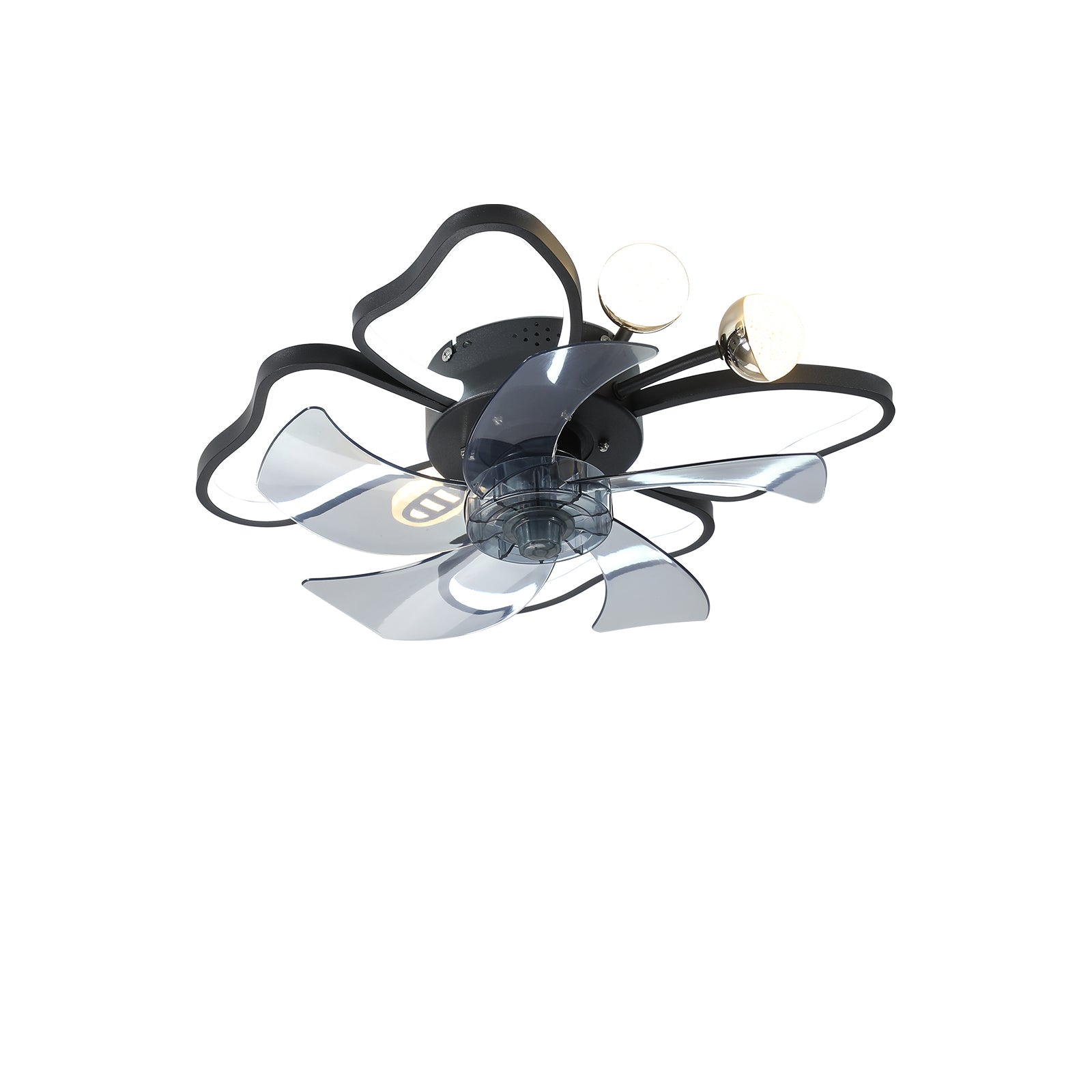 Modern 20'' Light Ceiling Fan 6-Speed Reversible Blades Butterfly Design Styling