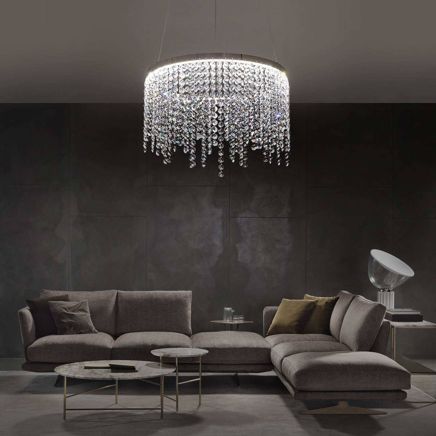 Modern Pendant Light Fancy Hanging Ceiling Lamps Luxury Crystal Chandelier