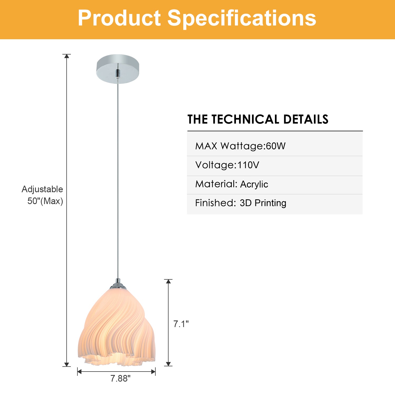 Modern Simple Three-dimensional Petal Design Chandeliers